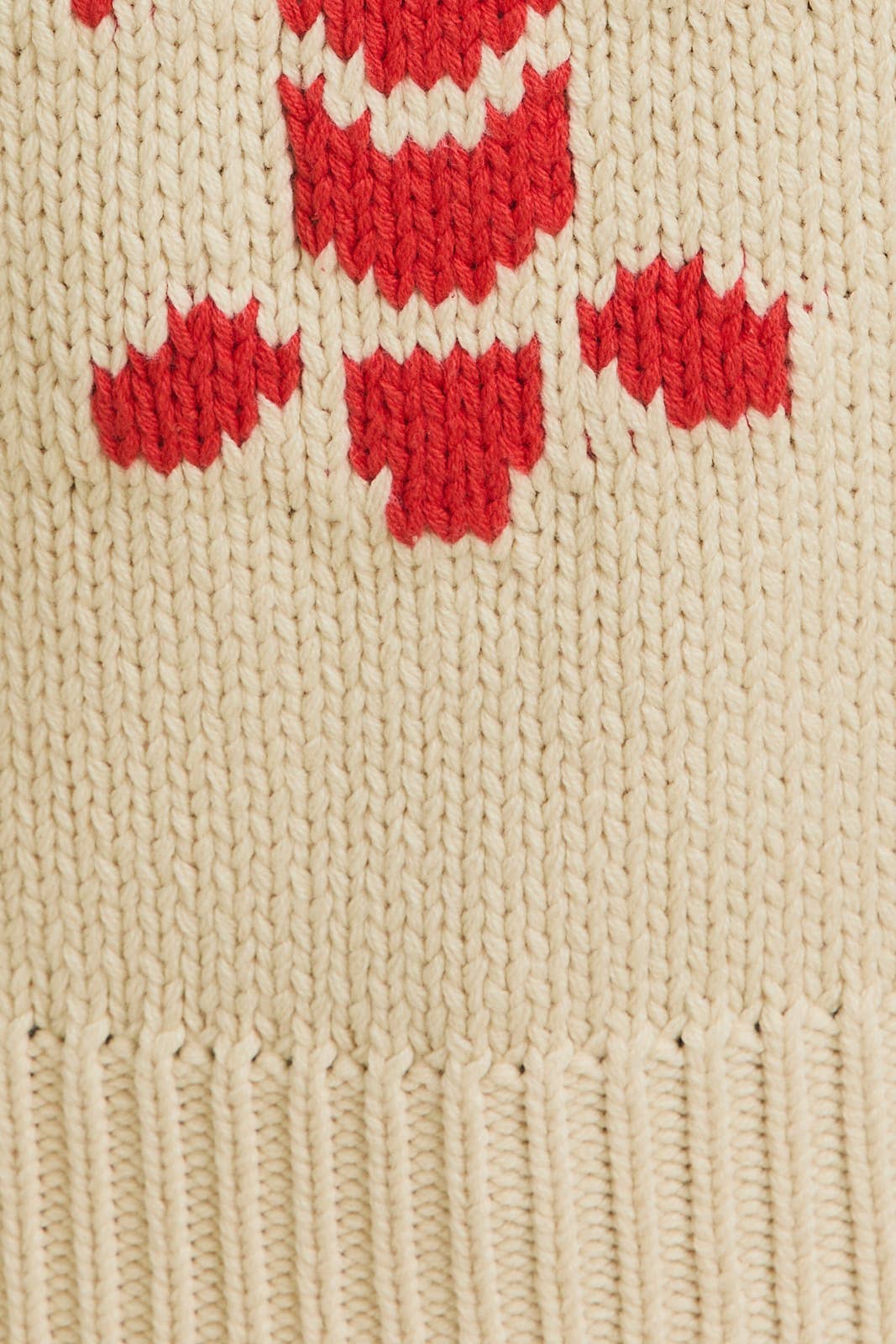 WIDE HIGH NECK SLEEVELESS "LOBSTER" SWEATER